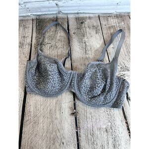 DKNY Women’s Modern Sheer Lace Demi Underwire Bra / Size: 36D